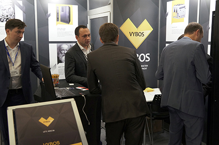 at the VIBOS stand at the Chillventa 2018 exhibition